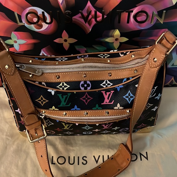 ‼️SOLD‼️LV Boulogne Black Monogram Multicolor Bag - Picture 2 of 16